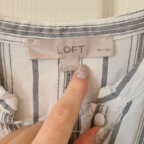 Loft Striped Blouse - Picture 2 of 2